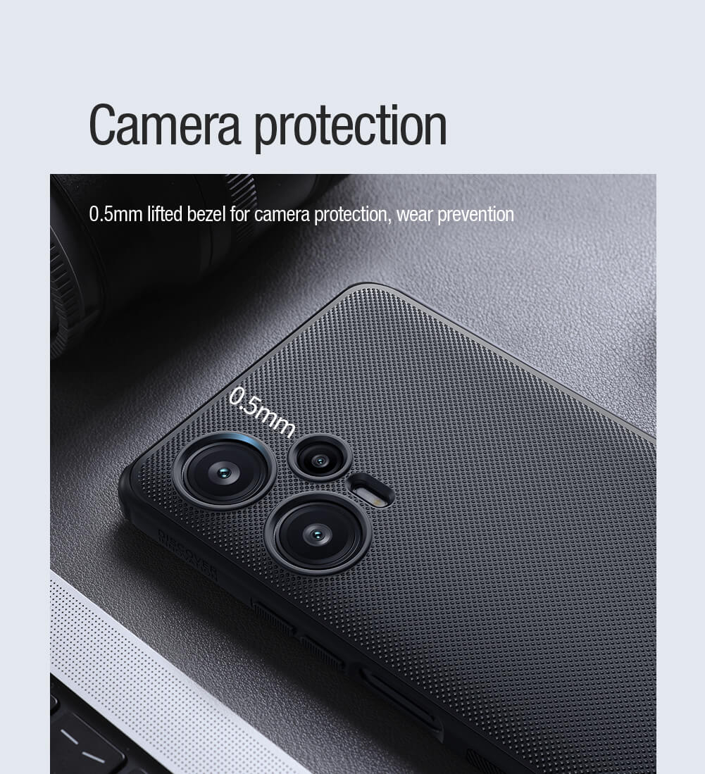 Чехол-крышка NILLKIN для Xiaomi Redmi Note 12 Turbo, Xiaomi Poco F5 (серия Frosted shield Pro Magnetic case)